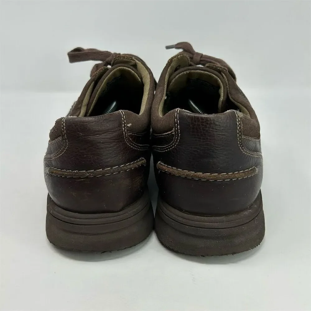 Clarks Men's Brown Leather Loafers Size 13M Casual Lace Up Shoes